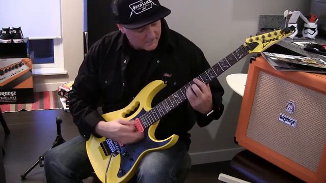 IBANEZ JEM JR AND ORANGE AMP BLUES RIFFS смотреть онлайн