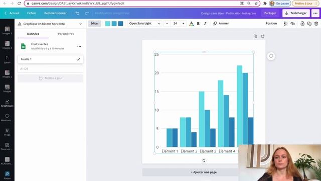 Canva & Google Sheets : Créer des graphiques directement à partir de vos feuilles Google Sheets смотреть онлайн