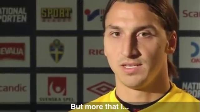 Zlatan Ibrahimovic interview 2012 смотреть онлайн