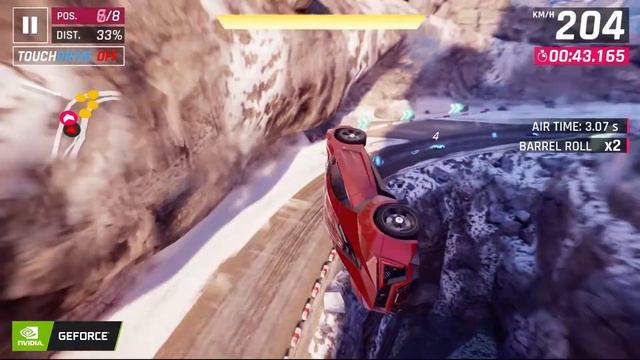 Asphalt 9 Legends on PC with Nvidia Geforce MX250 (4GB) high settings смотреть онлайн