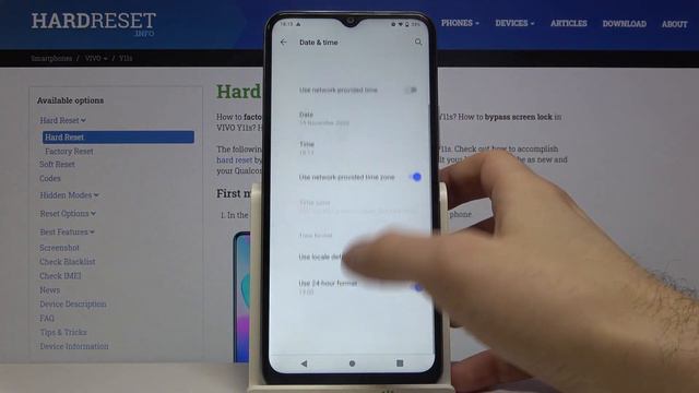 How to Change Date and Time on VIVO Y11s – Open Date and Time Settings смотреть онлайн