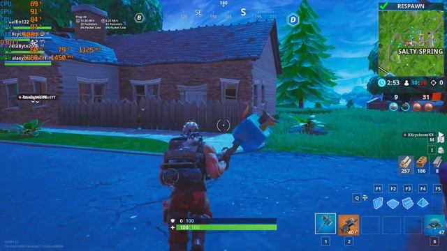 Fortnite S8 - 1080p with the R9 270X & AMD A8-5500 смотреть онлайн