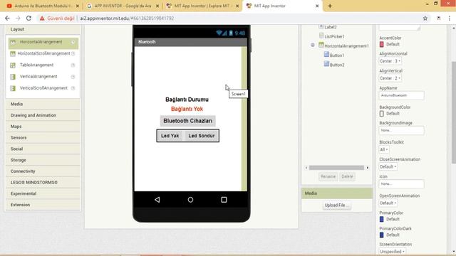 Arduino İçin Android Program Yapma - Arduino Bluetooth Haberleşme Apk - Robotik Kodlama Eğitimi #26 смотреть онлайн