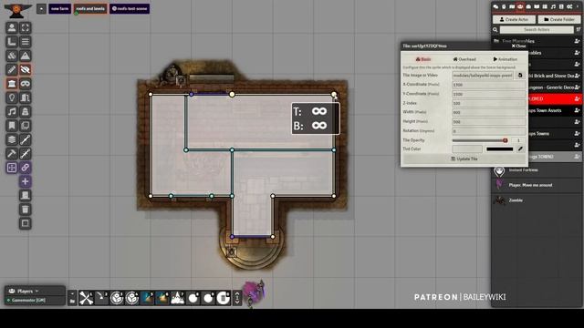 Foundry VTT v9 Module Tutorial: Building in 3 Dimensions with Better Roofs, Levels and Wall Height смотреть онлайн
