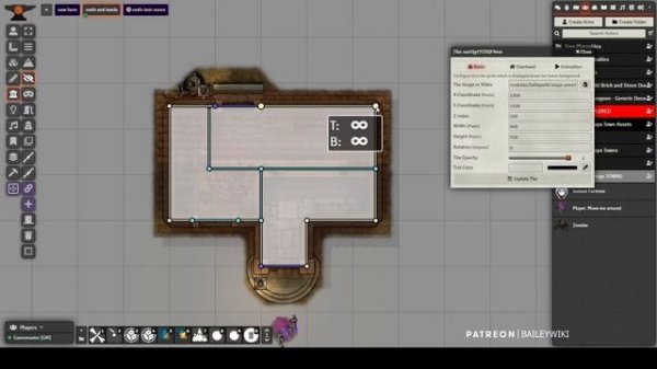 Foundry VTT v9 Module Tutorial: Building in 3 Dimensions with Better Roofs, Levels and Wall Height