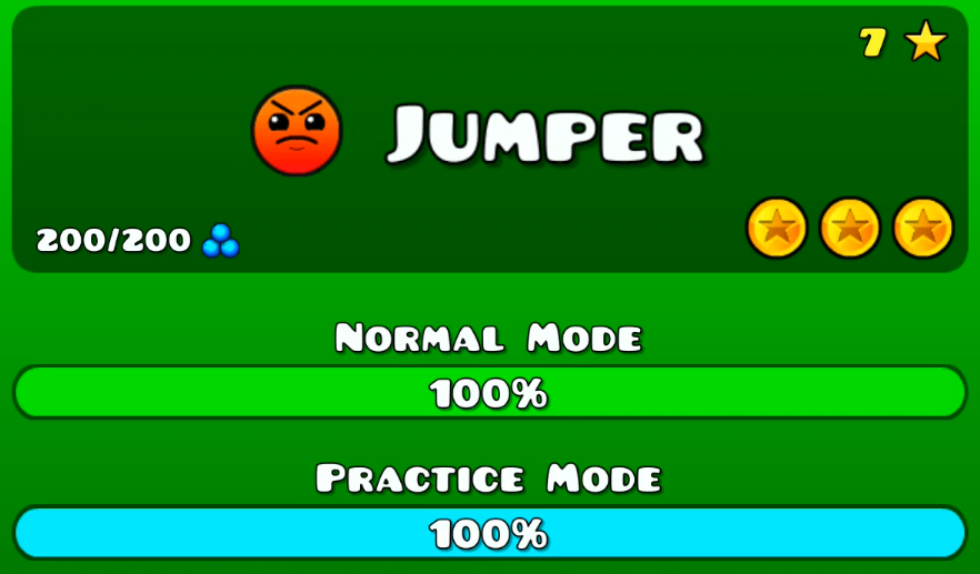 7 Уровень (Jamper) - Geometry Dash