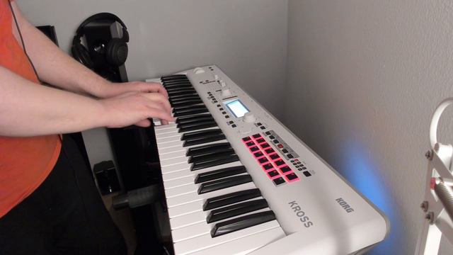 Jamming on Korg Kross 2 - amateur music jamming смотреть онлайн
