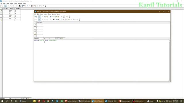 Sql Select Command / How to use SQL Select Statement in Open Office Base (I.T Skill Course 402) смотреть онлайн