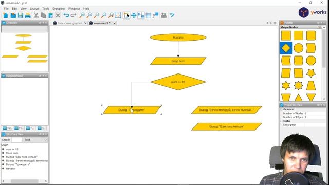 Программирование на Python «для тупых» 011.1 блок схемы смотреть онлайн