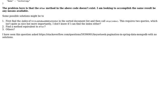 Keyset(Seek) Pagination and MongoDb Driver C# смотреть онлайн