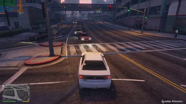 Grand Theft Auto V. AMD FX-6300. GeForce GTX 660 смотреть онлайн