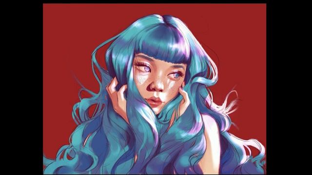 Portrait in Procreate (SPEEDPAINT) смотреть онлайн