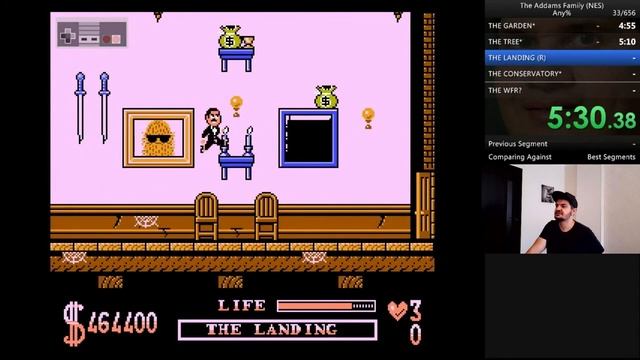The Addams Family (NES) Dendy - Семейка Аддамс Денди Нинтендо Speedrun Мировой р.mp4 смотреть онлайн