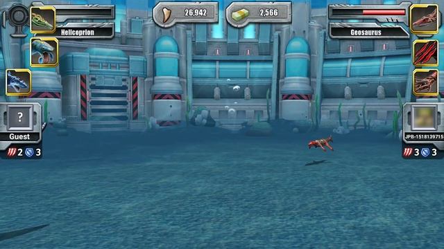 MEGALODON VS EDESTUS - AQUATIC SHARK TOURNAMENT || JURASSIC PARK BUILDER смотреть онлайн