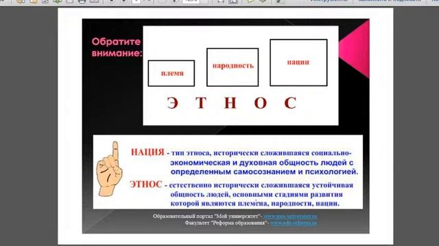Нации и межнациональные отношения. 8 класс. Дистанционное обучение. смотреть онлайн