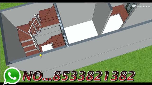 छोटे से प्लोट में निचे दुकान ऊपर मकान का नक्शा,3D 8x40 Shop With House Elevation,Small House Map смотреть онлайн