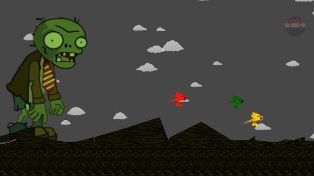 marble race - Plant vs Zombie Escape - marble run Survival Race in Algodoo смотреть онлайн