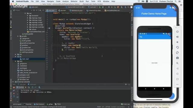 Мобильный фреймворк Flutter от Google — взгляд Android разработчика [GeekBrains] смотреть онлайн