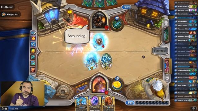 12 Wins Against All Odds - Hearthstone Master Class - Freeze Mage смотреть онлайн