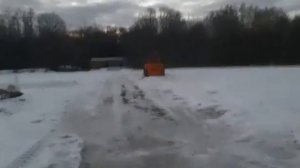 Работа мини погрузчика МКСМ-800 после полного капитального ремонта и восстановления