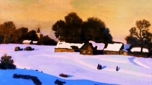 Сочинение по картине Н. Крымова «Зимний вечер»