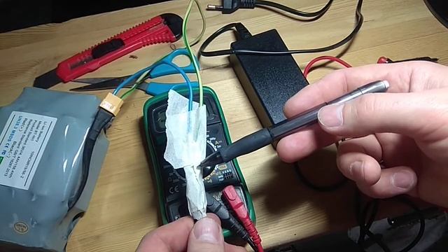 Как зарядить аккумулятор для гироскутера электросамоката напрямую. 18650 литий.