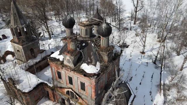 Поездка в Городецкий район. Заброшенные церкви Нижегородской области. РОССИЯ