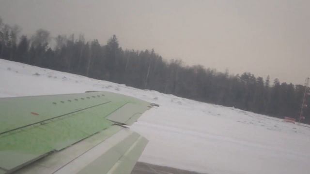 Обработка самолета против обледенения и взлёт зимой смотреть онлайн