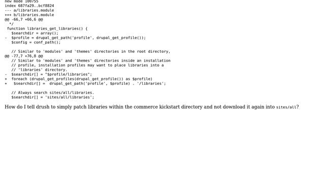 Drupal: Patch a module loaded by a distribution смотреть онлайн