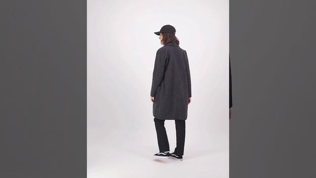 SW224353W Swanndri Women's Monarch Wool Coat in Charcoal смотреть онлайн