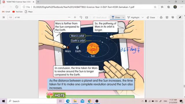 Orbit and Revolution Time of Planets смотреть онлайн