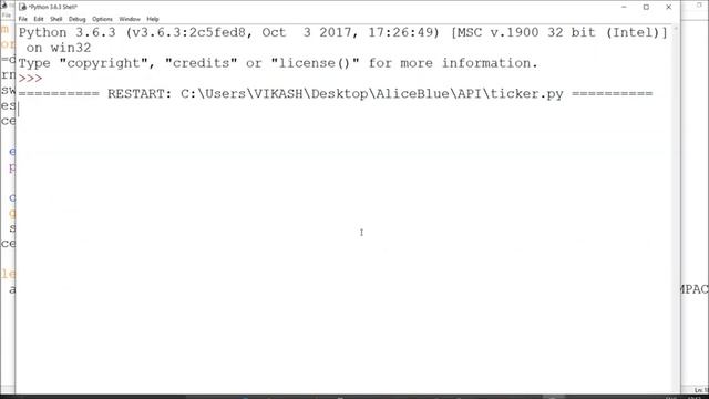 WebSocket Streaming Data Quote Update Live Feed Alice Blue API in Python смотреть онлайн