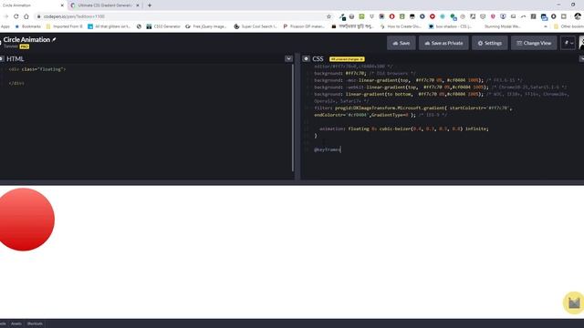 CSS Circle animation only in 15 minutes. Codepen смотреть онлайн