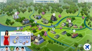 Как выглядят карты города в The Sims 4  после обновления