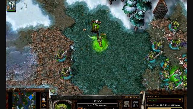 Warcraft 3 Orc vs NE смотреть онлайн