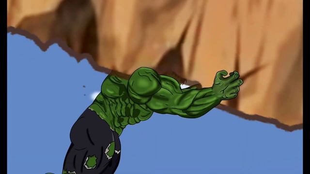 Халк против гнева Асуры. Анимация.