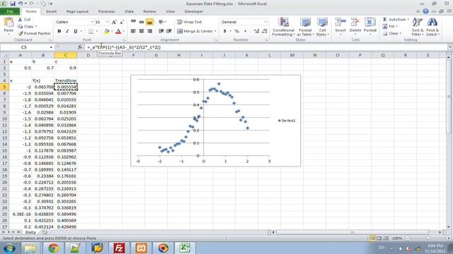 Excel - Fitting Data to Curve смотреть онлайн