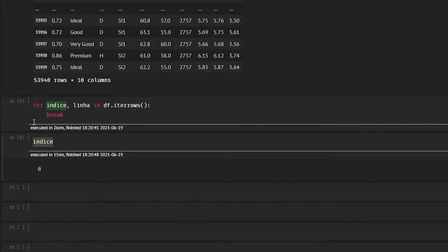 Como ITERAR linhas no dataframe do PANDAS - Python смотреть онлайн