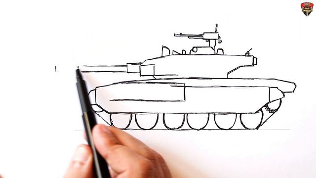 How to draw a Realistic Tank смотреть онлайн