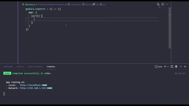 Практика JS Node Vue Electron. 04 Clickachu. Платформо-независимый выход из JS приложения смотреть онлайн