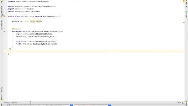 Curso de Android - 07 EditText y captura de onClick en button смотреть онлайн