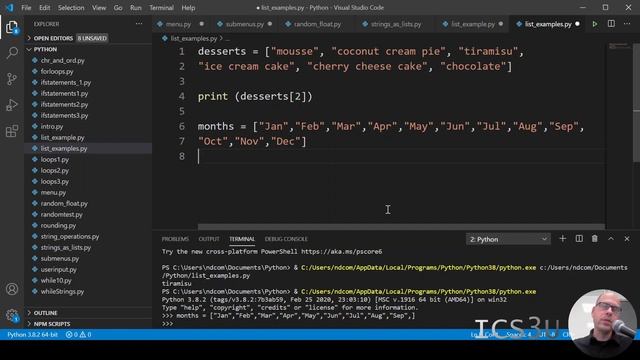ICS3U Lists as Lookup Tables смотреть онлайн