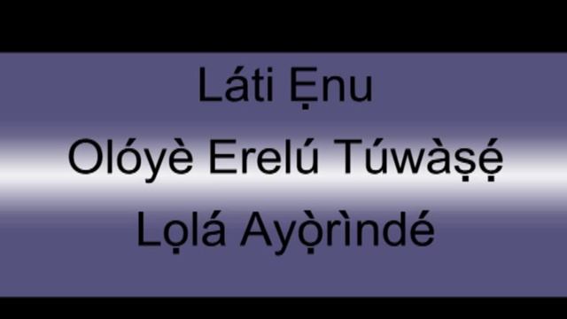 Opon ti sun siwaju (The Ifa Oracle has moved Forward) Introduction смотреть онлайн