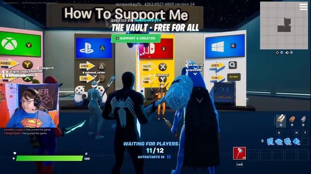 FORTNITE LIVE!!!! смотреть онлайн