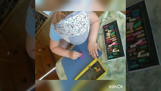 Рисует Варя 4 года. Рисовать увлекательно с Юлией Ромас смотреть онлайн