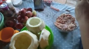 ФАРШИРОВАННЫЕ ПАТИССОНЫ В ДУХОВКЕ!!!