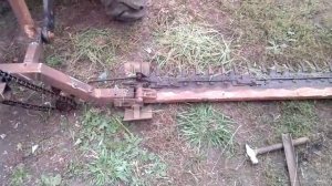 Самодельная сигментная косилка.