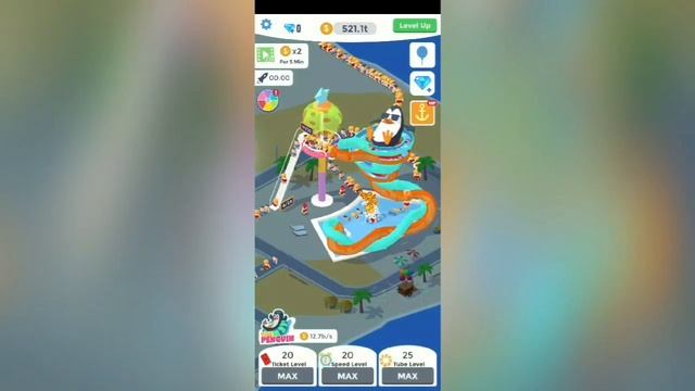 Idle aqua park MAX LEVEL смотреть онлайн