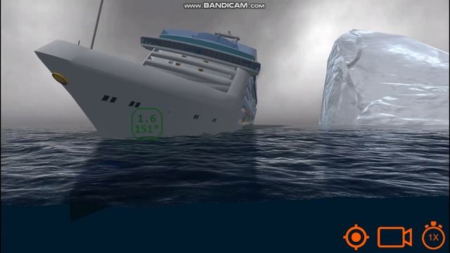 Cruise Ship Hit Iceberg - Ship Handling Simulator - Ship Mooring 3D смотреть онлайн