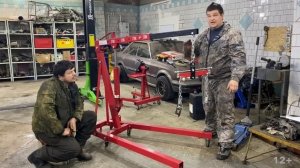 Обзор на мастерскую / Кран гаражный гидравлический складной Т62202